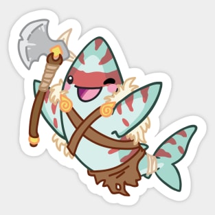 Byte's Costume: Barbarian Sticker